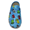 papučky gumičkové blemodré autíčko