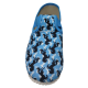 gumičkové papučky bledomodré koníky