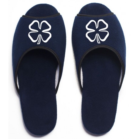 Slovenské papuče s obrázkom 4-lístok