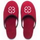 Slovenské papuče s obrázkom 4-lístok